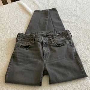 Old Navy Rockstar Size 8 Gray Jeans